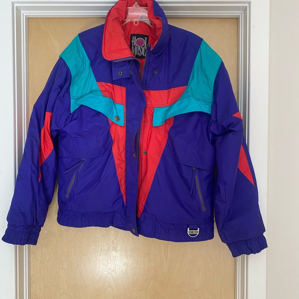 Vintage 80’s Hot Music ski jacket